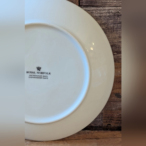 Vintage Royal Norfolk "Don't Forget Me" Ceramic Cookie Plate - Picture 8 of 8